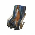 thumbnail image 4 of Fox Soft Flannel Fleece Throw Blanket, Serene Autumn Field in Cold Morning Animal Nature Scenery Grass Perspicacious, Cozy Plush for Indoor and Outdoor Use, 60" x 80", Blue White Orange, by Ambesonne, 4 of 6