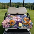 thumbnail image 2 of FUIALDOLG Universal Fit Bright Blossom Floral Golf Cart Seat Covers 51x30 Inch Universal Golf Cart Towel with 4Pocket Non-slip Anti Dirty Seat Protection Pad for Women Men,Easy to Install, 2 of 8