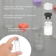 thumbnail image 4 of Uxcell Clear Glass Sample Vials, Liquid Bottles 20pack Black 3ml, 4 of 7
