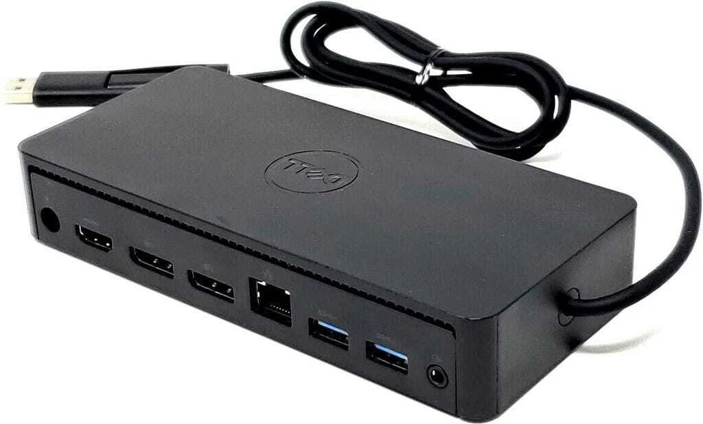 Restored Dell D6000S Universal USB-C Docking Station – Dual 4K Display Support, 130W Power Delivery, HDMI & DisplayPort, USB-C Connectivity (Refurbished)