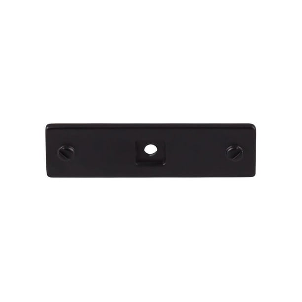 Top Knobs Tk741 Channing 3 Long Cabinet Knob Backplate From The Barrington Com Long Cabinet Knob Backplate, Cabinet Knob Backplates Black
