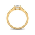 thumbnail image 4 of Mooneye 0.75 Ctw Moissanite Diamond 925 Sterling Silver Gold Vermeil Solitaire Women Gifts Ring, 4 of 5