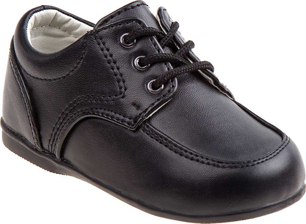 Josmo Boys Laces Toddler Dress Shoes - Black, 3