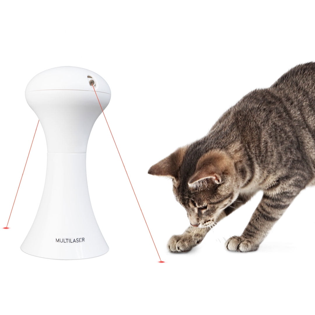 laser cat wobbling laser treat toy