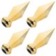thumbnail image 3 of Flagpole Toppers Aluminum Alloy Golden Color For Hotel Office Outdoor Decoration 4Pcs, 3 of 5