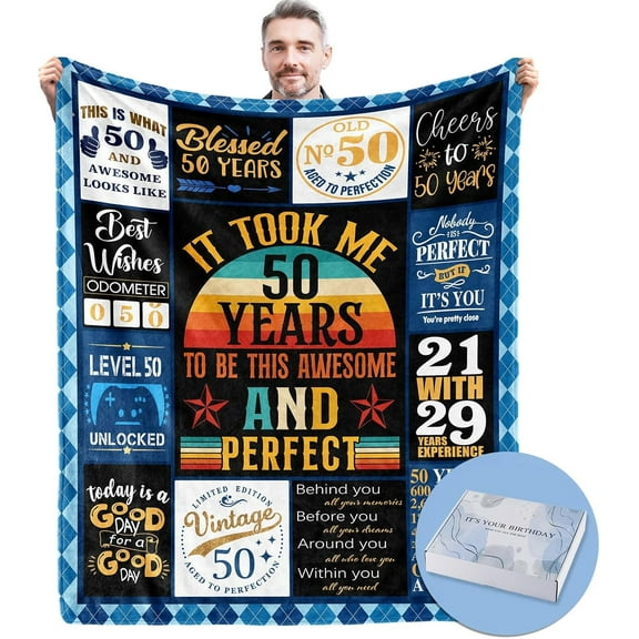 50 Year Old Gifts for Men with Gift Box, 50th Birthday Gifts for Men, 1974 Birthday Gifts for Men, Mens 50th Birthday Gift Ideas, Gift for 50 Year Old Man