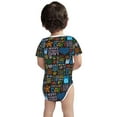 thumbnail image 6 of Rocae Happy Father Day for Baby Climbing Clothes Soft Baby Romper for Active Infants Comfortable and Breathable Crawling Jumpsuit Unisex Baby Outfit 9M, 6 of 8