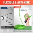 thumbnail image 3 of YAMATIC Top Flexible Pressure Washer Hose 25FT 1/4", Kink Resistant Power Washer Hose Replacement for Flexzilla Uberflex Ryobi Genarac Troy Bilt Honda M22-14mm Rated 3200 PSI/Max 3700 PSI,Green, 3 of 7