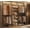 Black Oak, variant on Homieasy 77‘’ Closet System, Industrial Pipe Clothing Rack, Black Oak