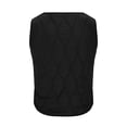 thumbnail image 6 of WTOBBY Women's Fashionable Cotton Vest, Thin And Slim Short Cold-proof Warm Vest, Lightweight and Fitted Vest for Layering in Chilly Conditions,Black L, 6 of 7