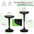 thumbnail image 5 of Wobble Stool Standing Desk Chair | Adjustable Height 23–33” Tall Active Sitting Stool for Office, Classroom & Home Workspaces, 5 of 7