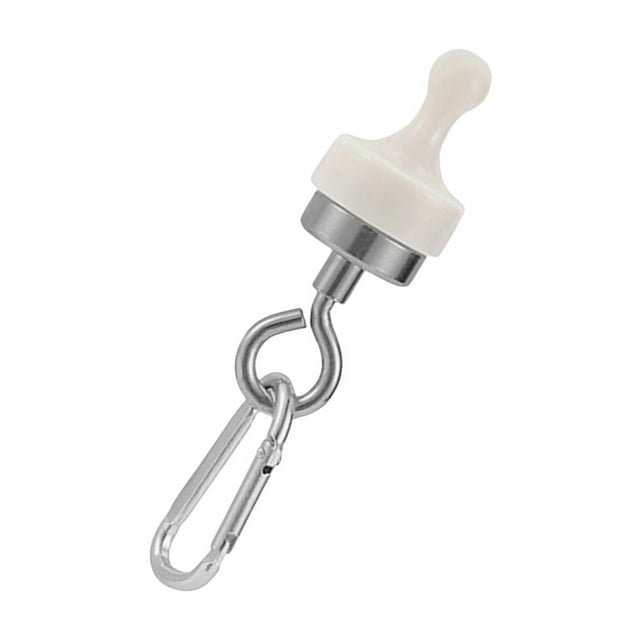 DOLITY Crochets Robustes Boucle de Tente de Camping pour Explorer Jardin Extérieur Blanc