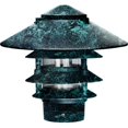 thumbnail image 1 of Dabmar Lighting D5400-VG Cast Aluminum Four Tier Pagoda Light with 3 In. Base- Verde Green, 1 of 1