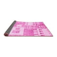 thumbnail image 2 of Ahgly Company Indoor Rectangle Abstract Pink Modern Area Rugs, 2' x 4', 2 of 4