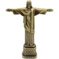 thumbnail image 1 of Metal Brasil Crist Redentor Jesús estatuilla Cristo Redentor estatua Jesucristo estatua regalo decoración del hogar católica, 1 of 5
