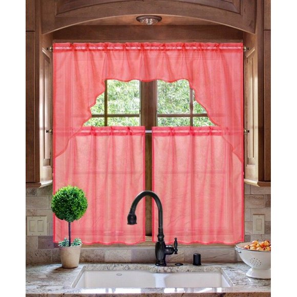 Red Kitchen Curtains