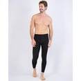 thumbnail image 4 of Real Essentials 3 Pack: Men's Thermal Underwear Base Layer Fleece Lined Pants with Fly - Long John Bottom(Big & Tall), 4 of 5