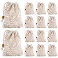 thumbnail image 4 of 40 Pack Soap Exfoliating Bags,Soap Saver Made Sisal Mesh Soap Bag Bar Soap Bag with Drawstring for B, 4 of 5