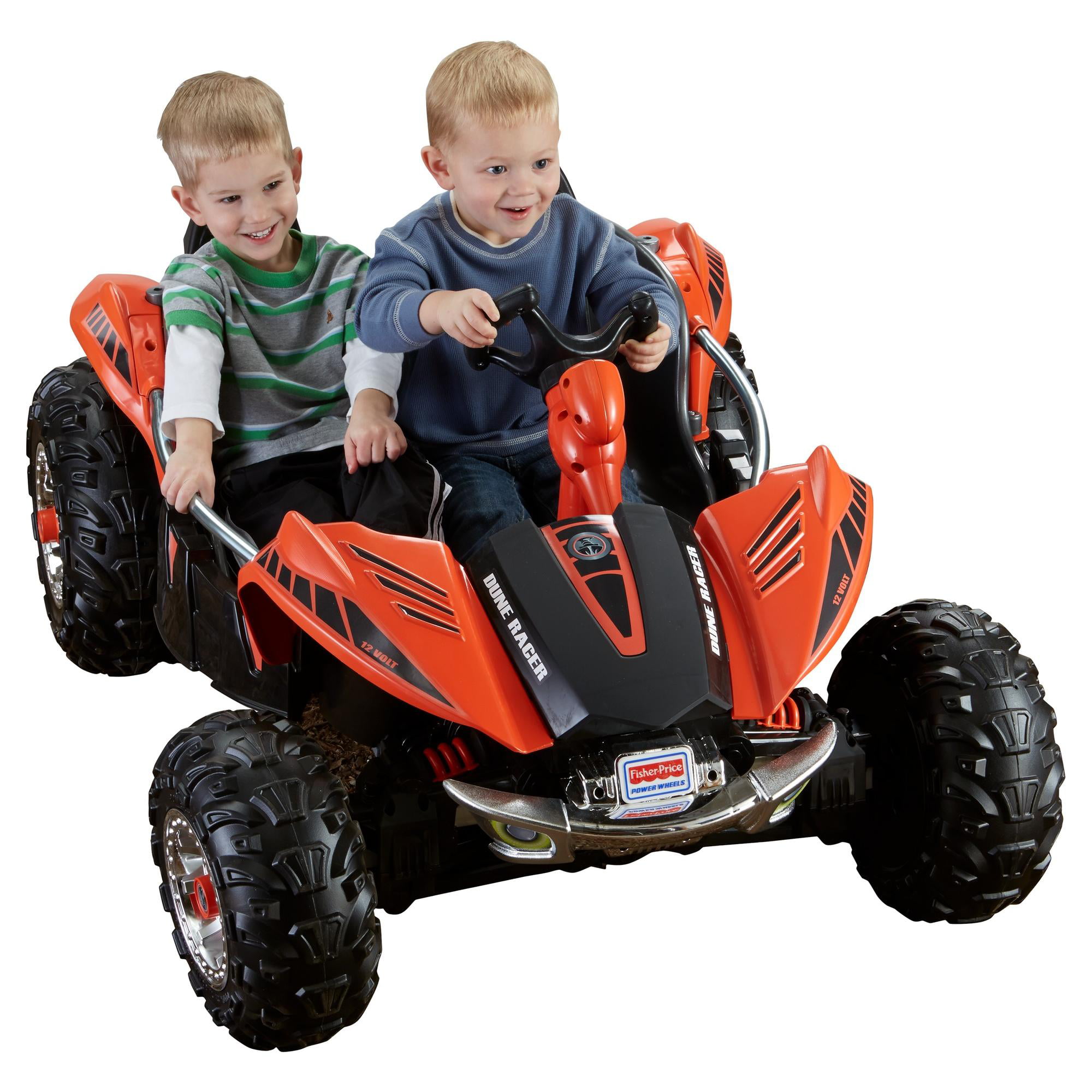 Ride on Kids Electric Powered Toy Power Wheels Camo Dune Racer Pink Quad 12v for sale online 