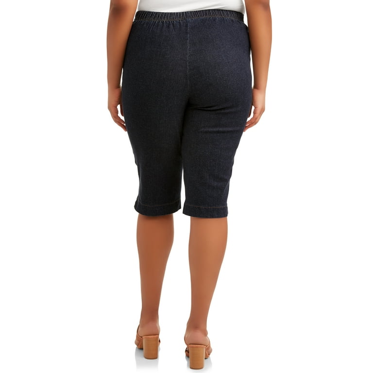 Just My Size Women's Plus Size 2-Pocket Stretch Pull-On Pants, 2