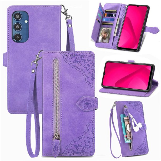 Funda billetera anti-golpes para GANGXUN Samsung Galaxy M35 , ideal para día a día y trabajo