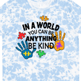 thumbnail image 4 of Inktastic In a World You Can Be Anything Be Kind Autism Awareness T-Shirt, 4 of 5