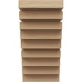 thumbnail image 2 of 9"W x 9"D x 18"H Wide Landon Rough Cedar Woodgrain TimberThane Corbel, Primed Tan, 2 of 6