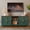 Green, variant on CBJCBJ Retro 67" TV Stand for TVs up to 70", Living Room Entertainment Center with 4 Door Storage Cabinet,White