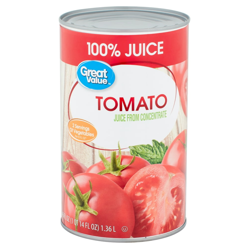 Great Value Tomato Juice, 46 Fl. Oz.