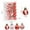 A, variant on JeashCHAT Christmas Ball Ornaments Set Shatterproof Christmas Tree Ornaments 12 Pcs 6cm Plastic Hanging Ball Pendant Christmas Tree Decorations for Holiday Party