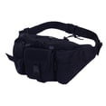 thumbnail image 1 of Yuarrent OxfordCloth Hombres Mujeres Riñoneras militares Versátiles y resistentes al agua Riñoneras tácticas Bolsa de pecho Escalada negro, 1 of 6