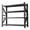 Black 67" × 23.7", variant on Metal Garage Shelves, 4000LBS Capacity, 69"H x 59"W x 23.6"D, Industrial-Grade, Adjustable, Black, Garage Warehouse Industrial Storage
