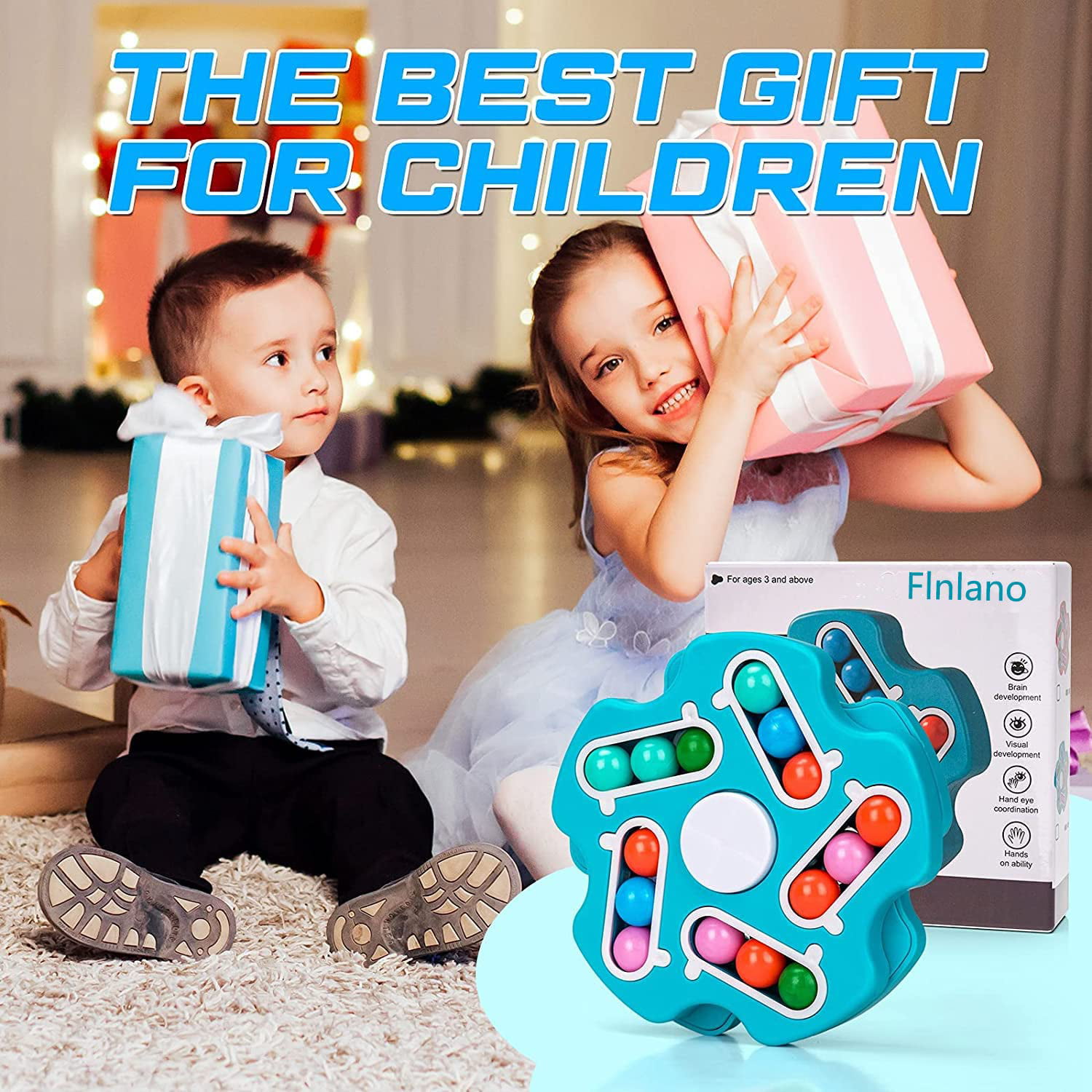 Games for 5 6 7 Year Old Kids,Birthday Gifts for Girls Boys Age 8 9 10 Year  Old Sensory Toys for Autism Magic Bean Fidget Toys for Teen Stress Relief