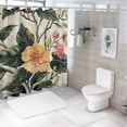 thumbnail image 7 of JEUXUS Butterflies Shower Curtain for Bathroom Decoration, Full, White White, 7 of 7