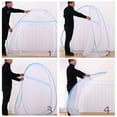thumbnail image 4 of Mosquito Net Folding Portable Pop-up Tent Grid Family Bedroom Outdoor Camping Free Installation Single Door, 4 of 6