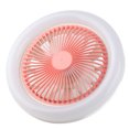 thumbnail image 3 of Ventilador de Lámparas LED, Modos Ajustables E27 Luz del Ventilador de Techo de 30W Pequeña 9.8 Pulgadas para Hábitación para Niños., 3 of 7