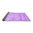 thumbnail image 2 of Ahgly Company Indoor Round Abstract Purple Contemporary Area Rugs, 6' Round, 2 of 4