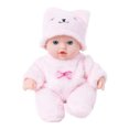 thumbnail image 2 of Realistic Reborn Doll with Pacifier & Bib, Adjustable Limbs Vinyl Baby Toy, Photography Prop Collectible Gift for Girls, Art Decoration Companion for Kids Adults, 2 of 6