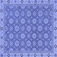 thumbnail image 1 of Ahgly Company Machine Washable Indoor Square Oriental Blue Traditional Area Rugs, 7' Square, 1 of 4