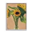 thumbnail image 5 of Stupell Industries Blushing Sunflower Stalks Flower Vase Glass Bottle Paintings Gray Framed Art Print Wall Art, 11x14, by Sara Zieve Miller, 5 of 5