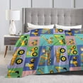 thumbnail image 4 of Kll Fleece Blanket Plush Throw Blanket Construction Machinery,Soft Fuzzy Cozy Flannel Blanket For Couch Sofa Bed.(50"X40"), 4 of 9