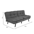 thumbnail image 3 of Sofá Cama Mainstays Memory Foam Gris, 3 of 4