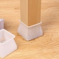 thumbnail image 4 of 16 piezas de tapas de silicona para patas de silla, cubiertas para patas de silla, protectores de patas cuadrados, protectores de suelo para patas de silla, tapas para patas de mesa para silla, mesa,, 4 of 5