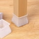 thumbnail image 4 of 16 piezas de tapas de silicona para patas de silla, cubiertas para patas de silla, protectores de patas cuadrados, protectores de suelo para patas de silla, tapas para patas de mesa para silla, mesa,, 4 of 5
