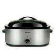 thumbnail image 3 of Aroma 22 Quart Electric Roaster Oven Stainless Steel with Self-Basting Lid, ART-712SB, 3 of 9