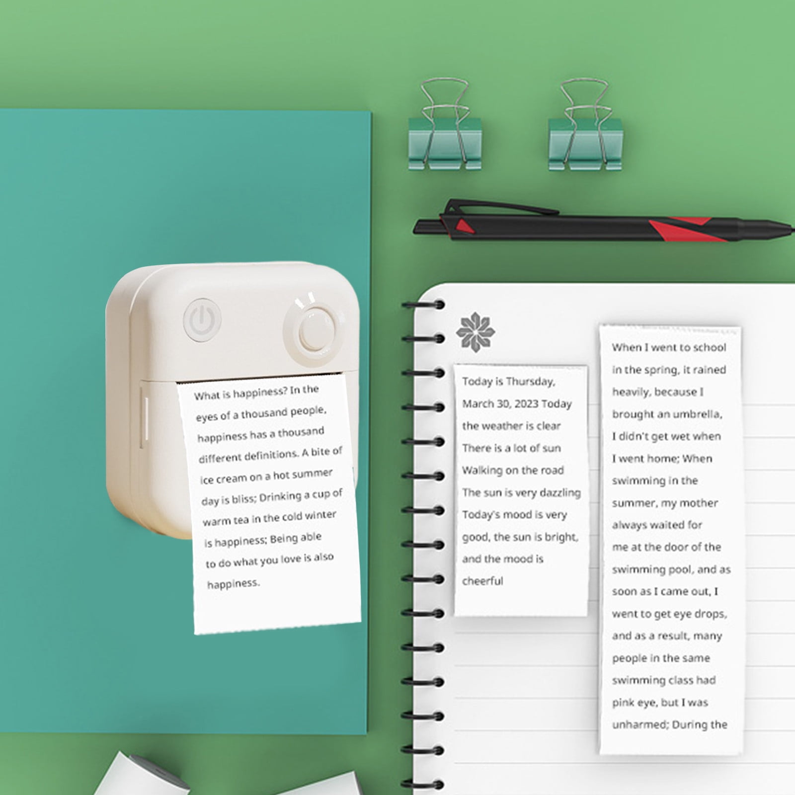 PPgejGEK Label Printers Photo Label Printing Wrong Organiser Small Home Portable Wireless Bluetooth Thermal Home Storage Kitchen Sorting Holiday