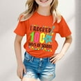 thumbnail image 2 of HNMKIU Trendy Girls T-Shirt Décontracté à Manches Courtes et Col Rond pour Enfants - Élégant et Confortable pour un Usage Quotidien, 2 of 4