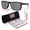 Matte Black Frame | Prizm Black Lens, variant on OO9487 Holbrook XXL Rectangle Shaped Non-Polarized Sunglasses for Men & Women - Includes Official Eyewear Kit - Matte Black Camo Frame with Prizm Ruby Lens