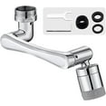 thumbnail image 2 of Aireador de grifo giratorio de 1440°, aireador de accesorio de grifo giratorio con 2 funciones de pulverización, grifo giratorio multifuncional para cocina adecuado para rosca externa de 20 mm, 22 m, 2 of 5