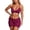 Hot Pink, variant on Uobin Womens Workout Sets 2 Piece Seamless Halter Sports Bra Lifting Tummy Control Biker Shorts Gym Yoga Outfits
